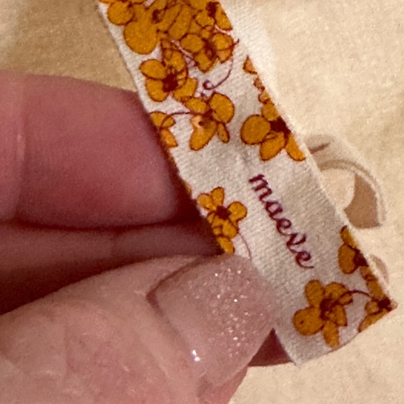 Maeve Fit and Flare Tiered Lined Dress Pintucks Pleats Size 12 Rayon - Picture 4 of 7